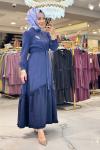 12675 Dila Elbise Lacivert