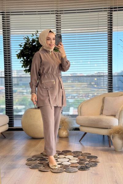 1377 Önü Büyük Cepli Takım Vizon