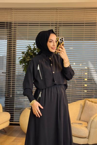 1445 Deren Takım Siyah