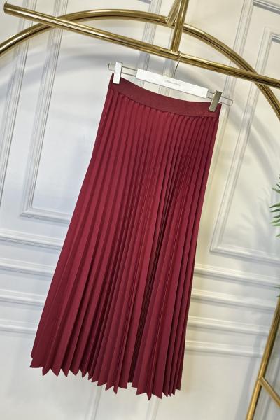 18232 Piliseli Etek Bordo