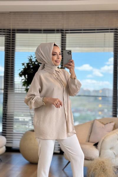 250260 Londra Basic Gömlek Taş