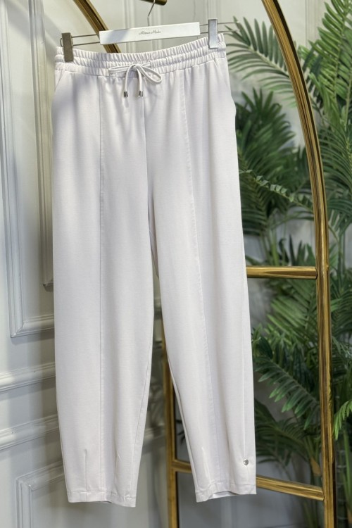 25083 Paçası Dikişli Pantolon Bej