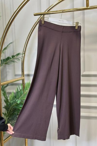 25K002 Bol Paça Triko Pantolon Kahve