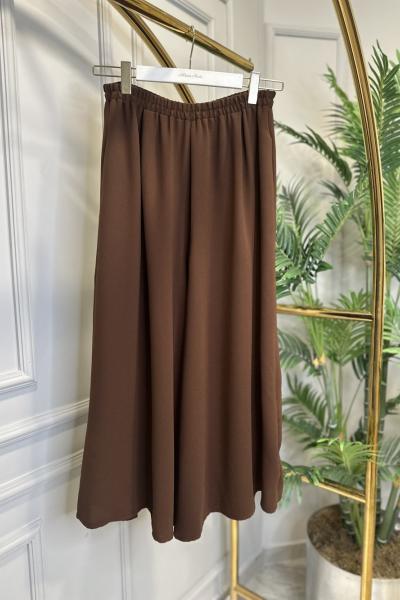 26081 Bol Paça Pantolon Kahve