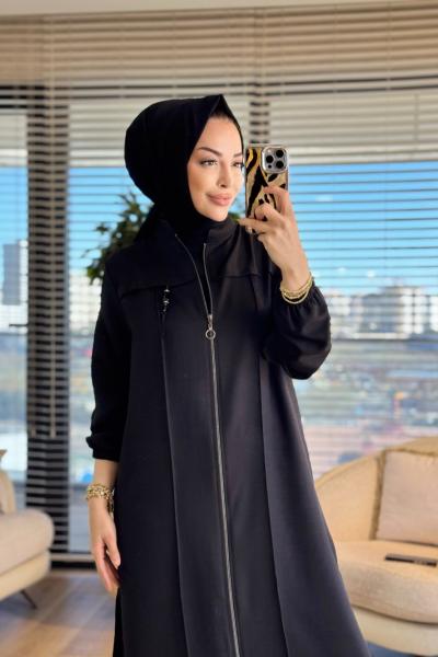 26602 Roba Parça Ön Ferm. Keten Takım Siyah