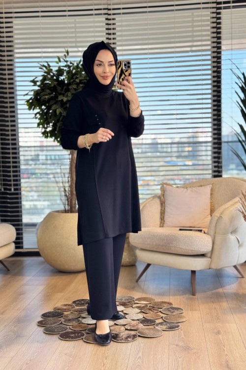 26629 Ferah Oysho Takım Siyah