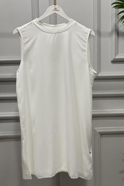 2864 Önü Şifon İçlik Ekru