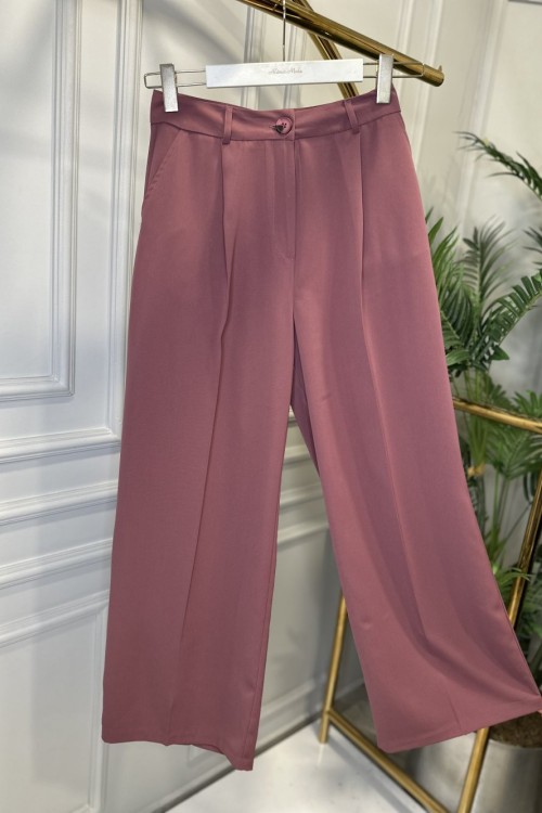 32175 Bol Paça Pantolon Gül