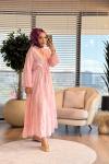 32394 Seycan Elbise Pembe