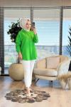 35842 Keten Basic Gömlek Benetton