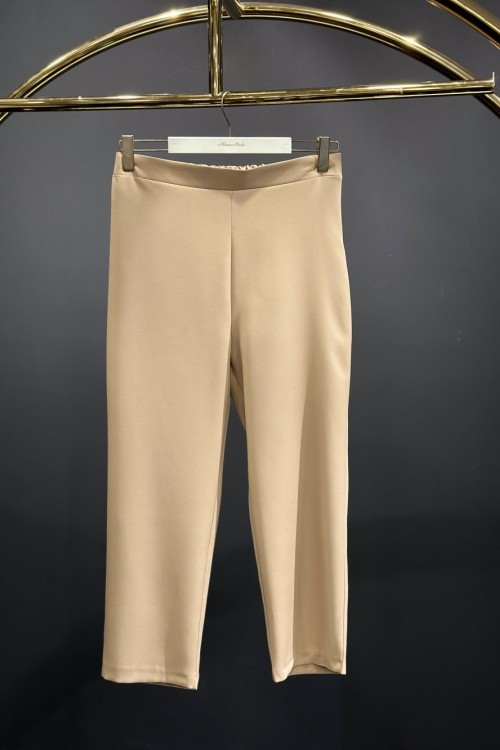 3901 Havuç Paça Pantolon Latte