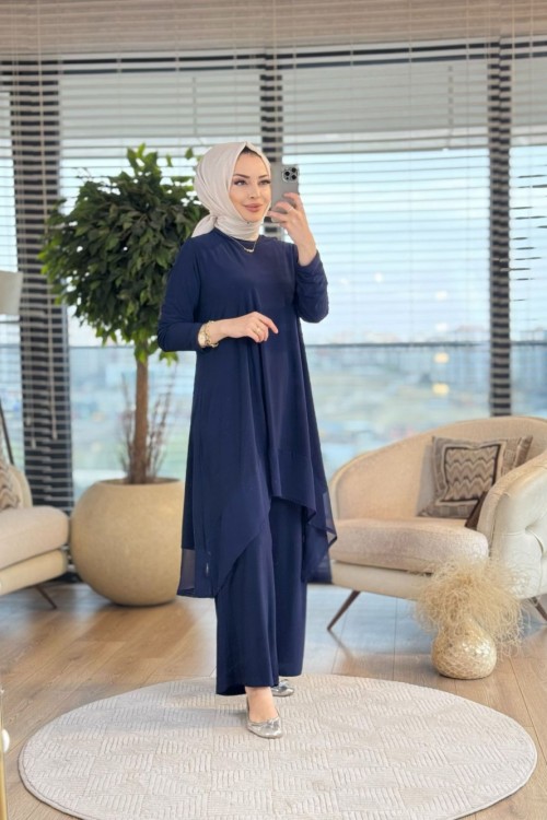 3927 Nazar Takım Lacivert
