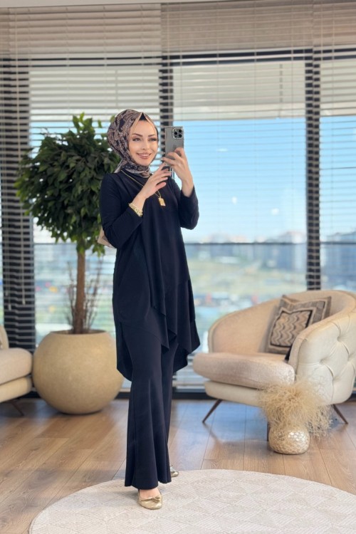 3928 Mahinur Takım Siyah