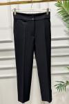 3955 Bel Arkası Lastikli Kalem Pantolon Siyah