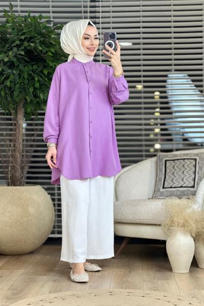 4008 Ada Gömlek Lila