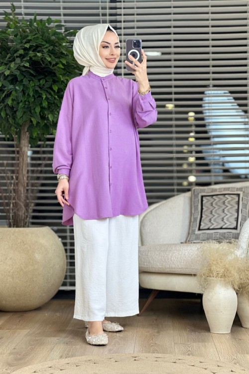 4008 Ada Gömlek Lila