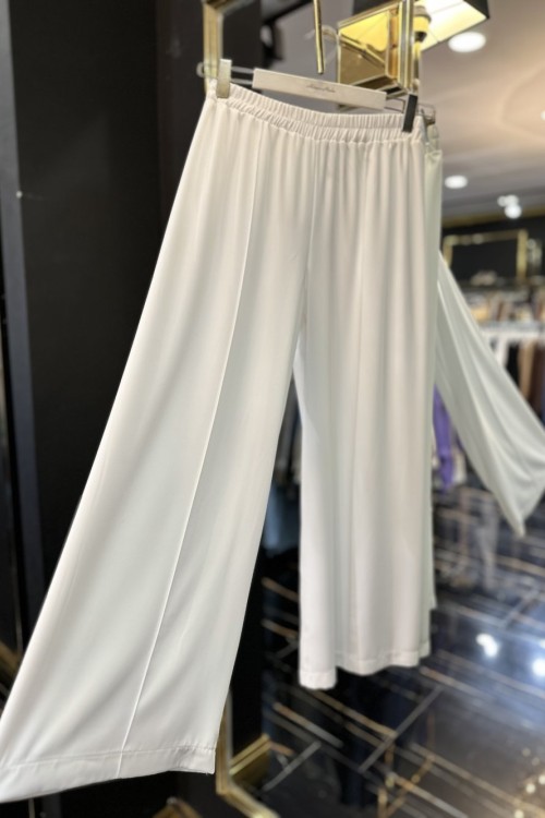 4015 Mass Krep Pantolon Ekru