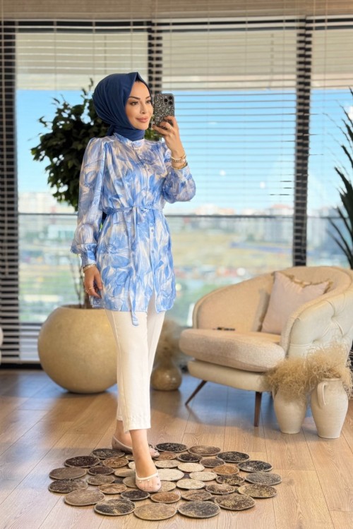4074 Sofia Tunik Mavi