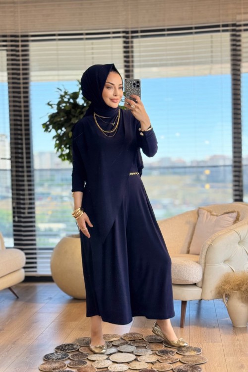 4214 İrem Asimetrik Takım Lacivert