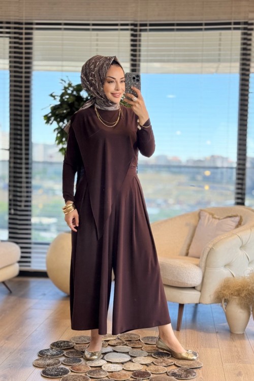 4214 İrem Asimetrik Takım Kahve