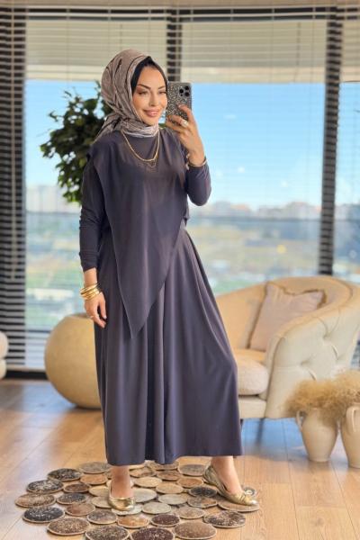 4214 İrem Asimetrik Takım Antrasit