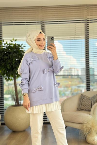 4285 Fiyonk Bluz Bebe Mavi