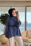 4470 Mardin Tunik İndigo