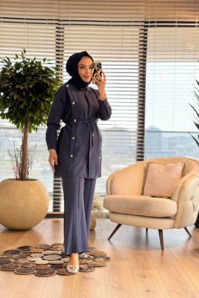 4485 Hafsa Takım Lacivert