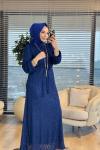 5062 Lokma Elbise Lacivert