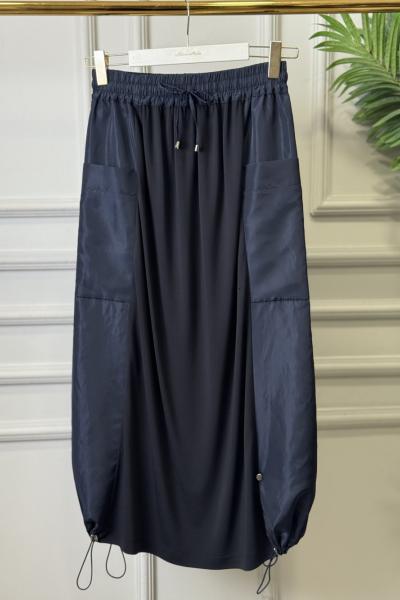 5473 Nüve Balon Etek Lacivert