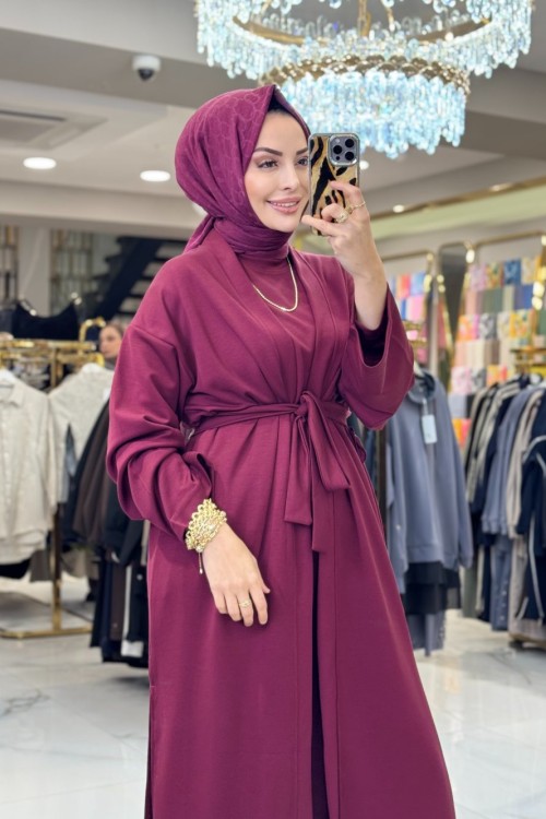 6320 Oysho 3lü Takım Bordo