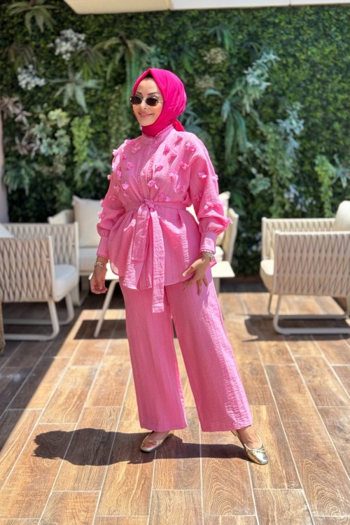74044 Kelebek Takım Pembe