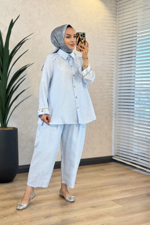 74063 Eftelya Takım Mavi