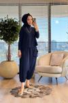8035 Şalvar Takım Lacivert
