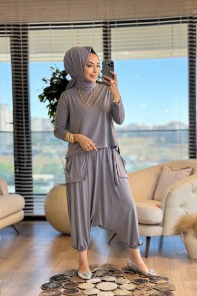 8101 Mihrap Takım Gri