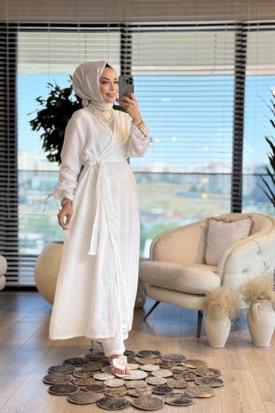 8107 Semerkant Takım Ekru