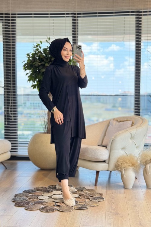 9014 Ay Takım Siyah