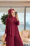 HWN6278 Bensu Takım Bordo