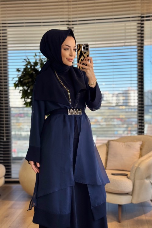 HWN6282 Belgin Üçlü Takım Lacivert