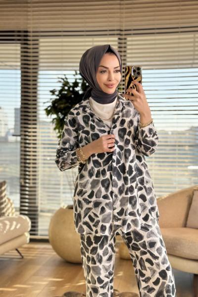 LYL101 Okyanus 3lü Takım Antrasit