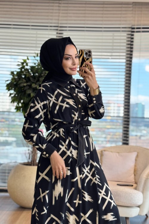 LYL304 Rüya Elbise Siyah