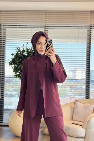 MRW1613 Twin Set Bordo