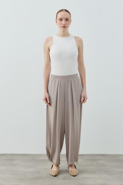 MRW1628 Spor Krep Pantolon Vizon