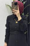 Asu Elbise Tesettür Giyim  Siyah