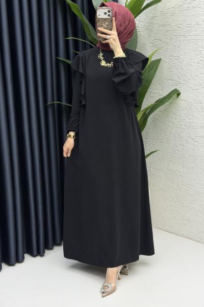 Canan Elbise Tesettür Giyim  Siyah