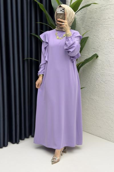 Canan Elbise Tesettür Giyim  Lila