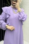 Canan Elbise Tesettür Giyim  Lila