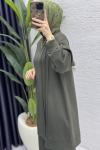 Çımalı Takım Tesettür Giyim  Haki