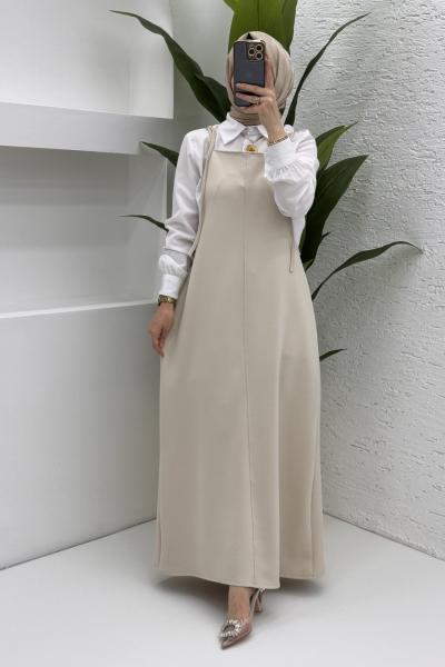 Eda Jile Tesettür Giyim  Taş Rengi