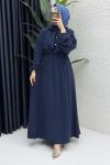 Eslem Elbise Tesettür Giyim  Lacivert